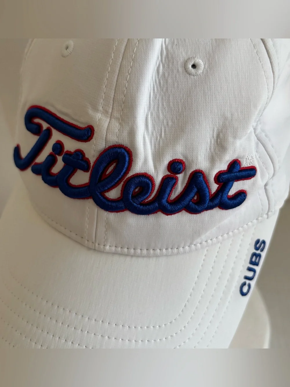 Titleist Championship Chicago Cubs Hat Cap White Strap Back